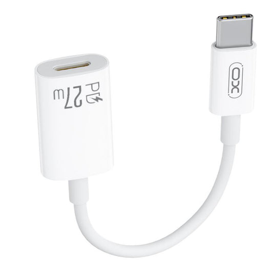 Data- en Oplaadadapter USB-C - Lightning XO Design NB-R268A, Wit