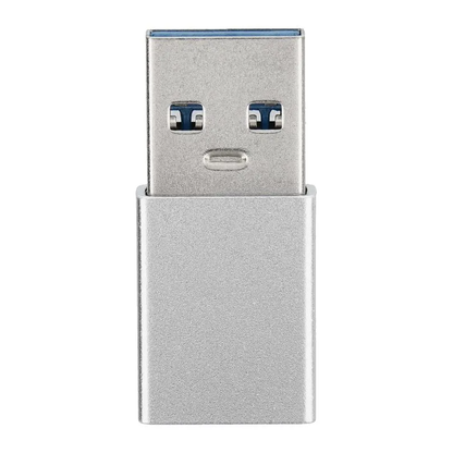 USB-C naar USB-A Data- en Oplaadadapter Blue Star, Wit