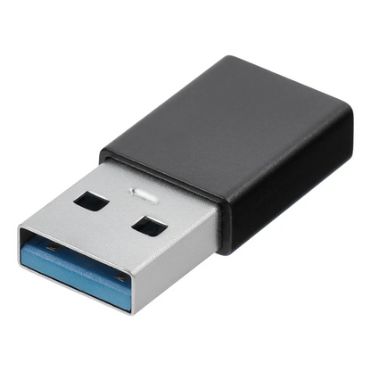 USB-C naar USB-A Data- en Oplaadadapter Blue Star, Zwart