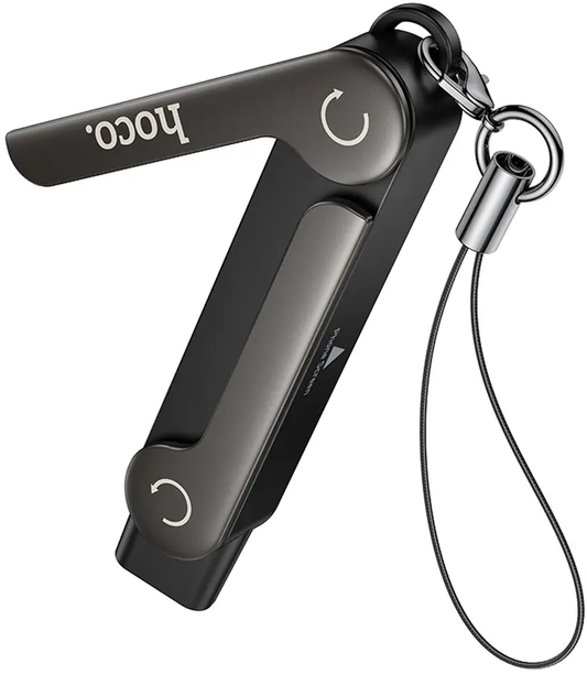 USB-C Data- en Oplaadadapter - USB-C HOCO UA47A, Zwart