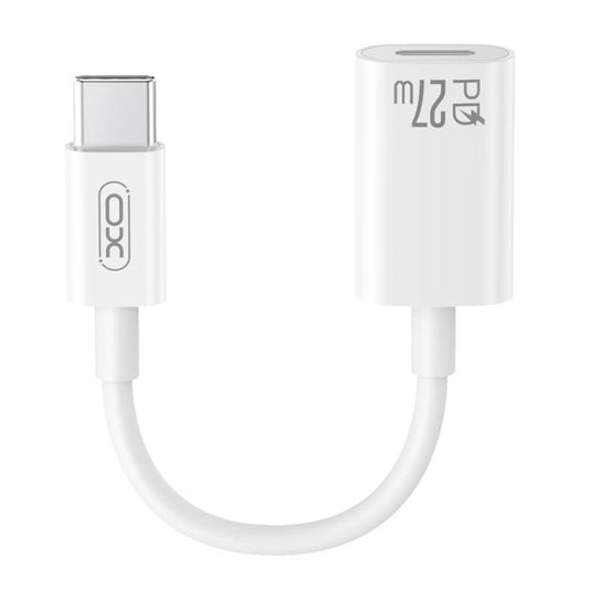 Data- en Oplaadadapter USB-C - Lightning XO Design NB-R268A, Wit