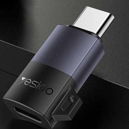 Data- en Oplaadadapter Lightning - USB-C Yesido GS28, Grijs