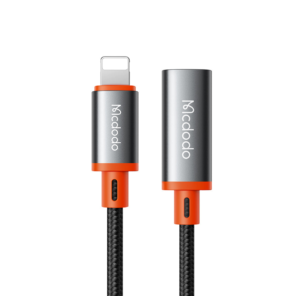 USB-C - Lightning McDodo CA-1440 Data- en Oplaadadapter, Zwart