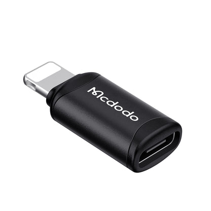 Adapter voor gegevens en opladen USB-C - Lightning McDodo OT-7680, Zwart