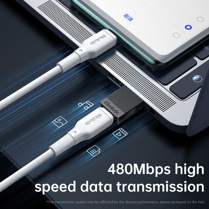 Data- en Oplaadadapter USB-C - USB-A McDodo OT-6970, Zwart