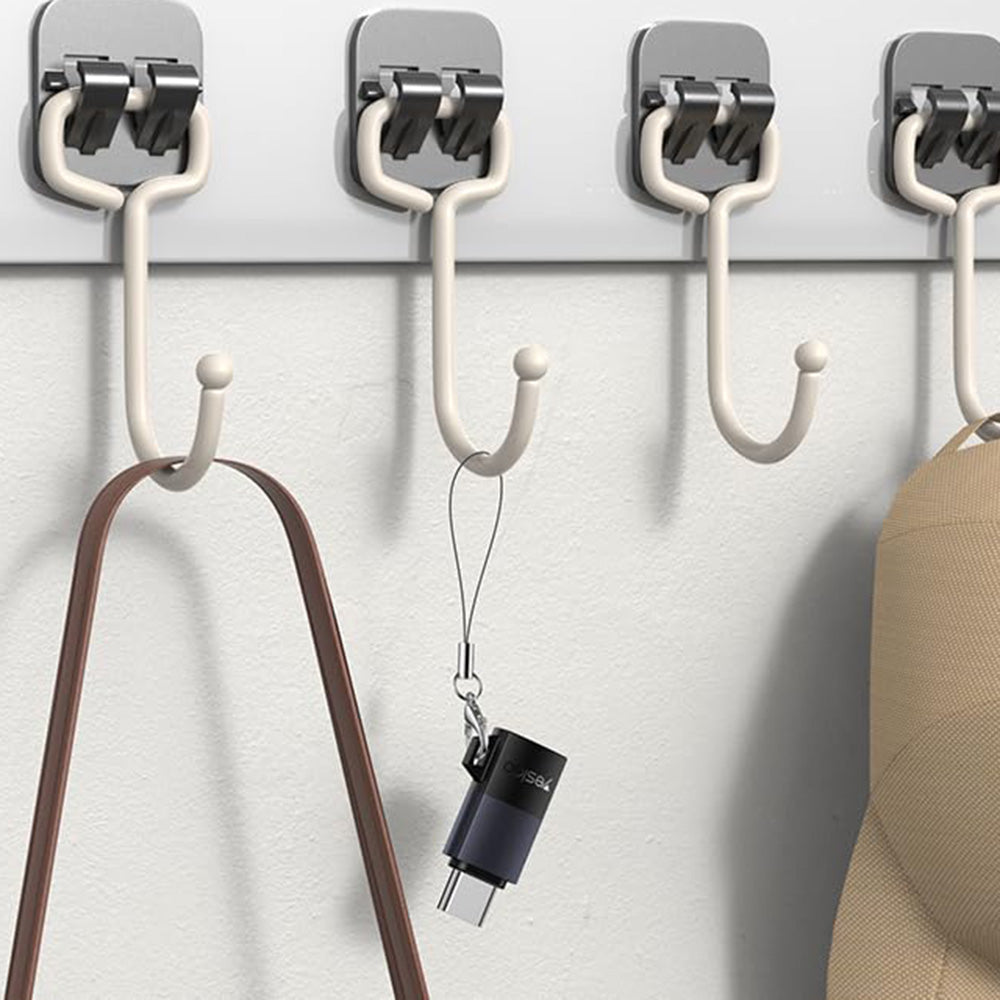 USB-C - USB-A Yesido GS34 Data- en Oplaadadapter, Gri