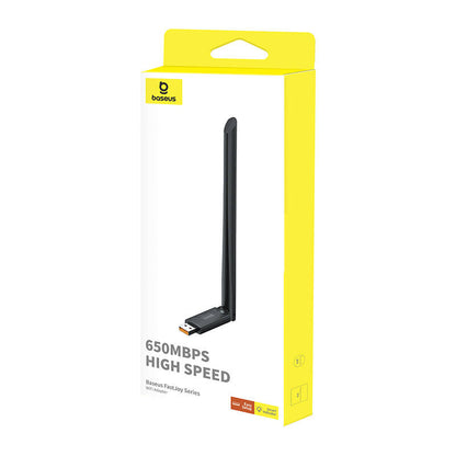 Baseus FastJoy draadloze adapter, Dual Band, 650Mbps, Zwart B01317600111-02 