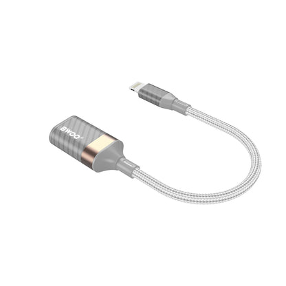 OTG Lightning - USB-A BWOO BZ70 Adapter, Gri