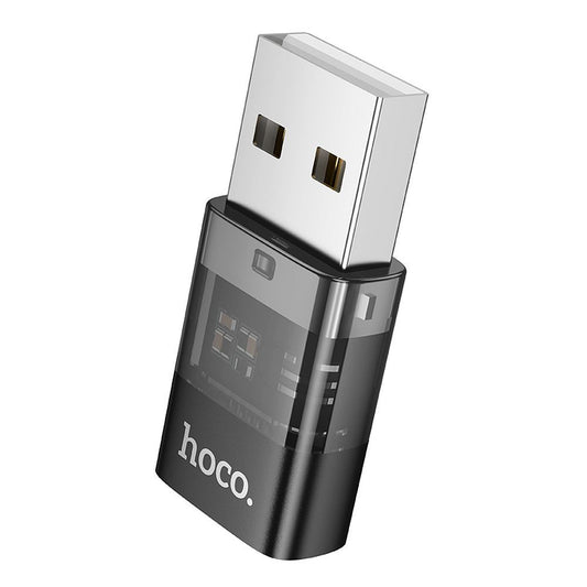 USB-C - USB-A Data en Oplaad Adapter HOCO UA36C, Zwart