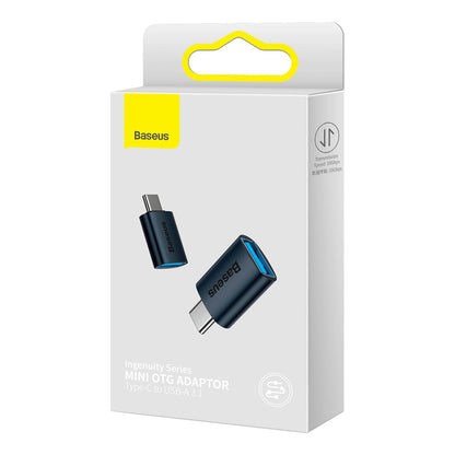 OTG adapter USB-A - USB-C Baseus Ingenuity, Blue ZJJQ000003