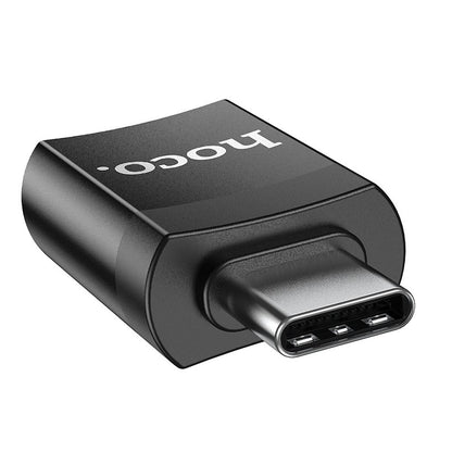 HOCO UA17 USB-C naar USB-A OTG-adapter USB-C, zwart 