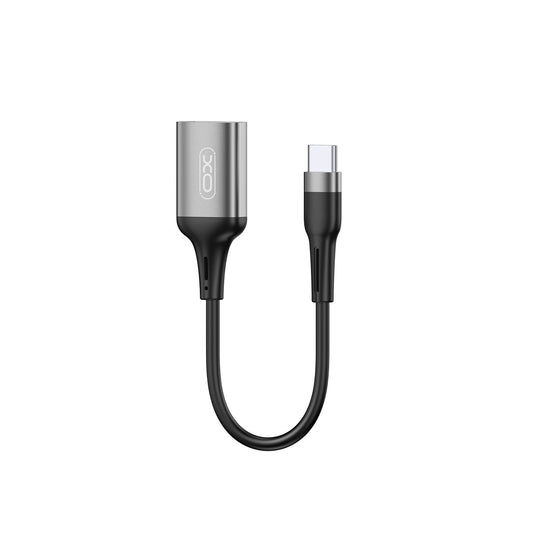 OTG Adapter USB-C - USB-A XO Design NB201, Zwart