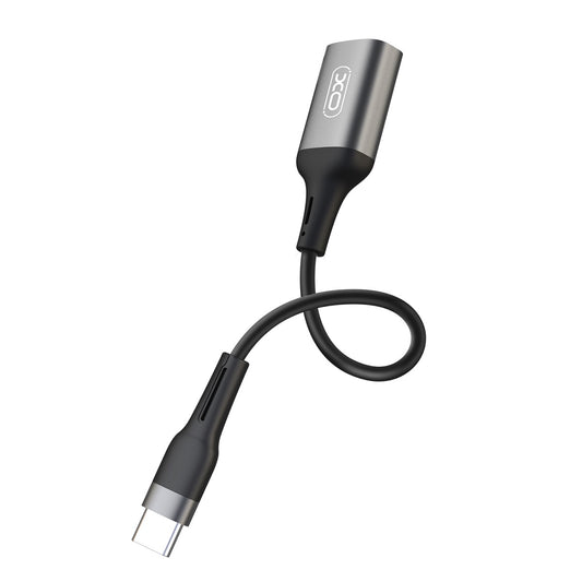 OTG Adapter USB-C - USB-A XO Design NB201, Zwart