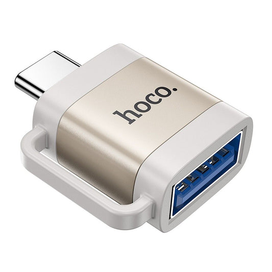 OTG Adapter USB-C - USB-A HOCO UA31C, Grijs