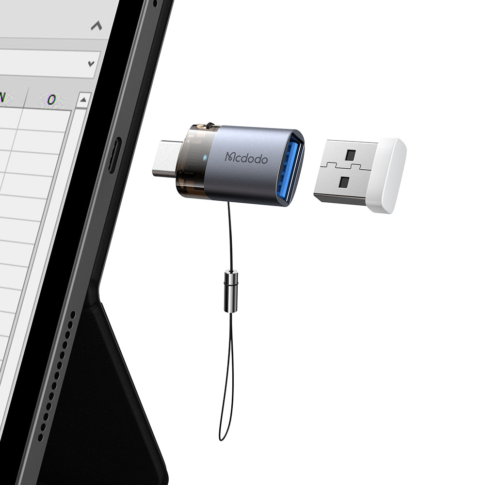 OTG Adapter USB-C - USB-A McDodo OT-7400, Zwart