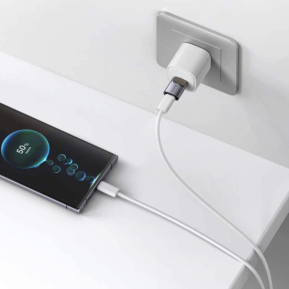 USB-C - USB-A McDodo OT-7580 Data- en Oplaadadapter, Zwart