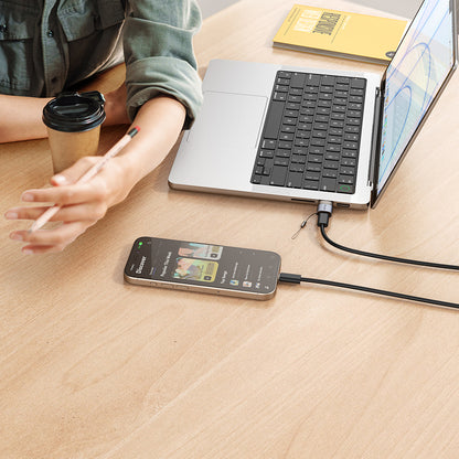 USB-C - USB-A McDodo OT-7580 Data- en Oplaadadapter, Zwart