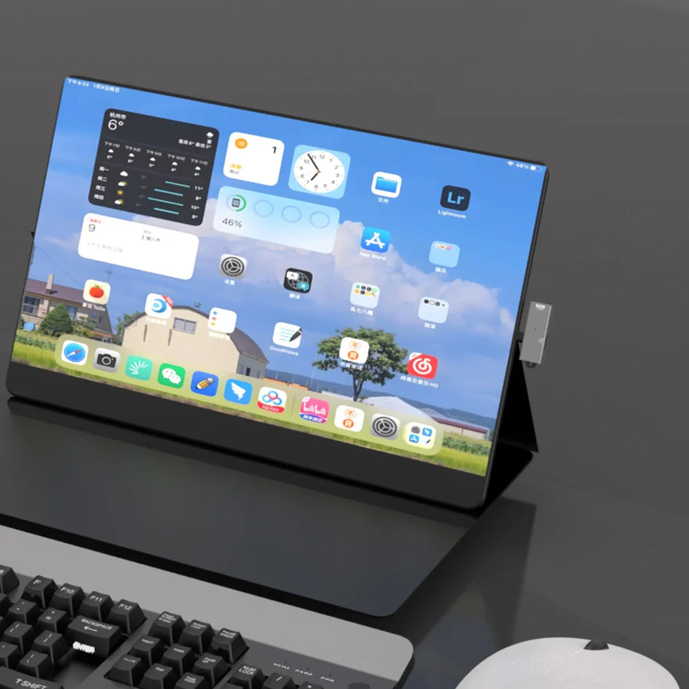 OTG USB-C to USB-A Adapter Techsuit A21, Gray