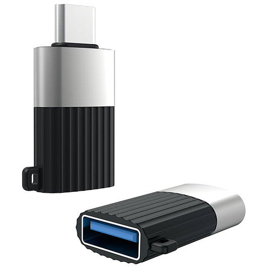 OTG Adapter USB-A - USB-C XO Design NB149-F, Zwart