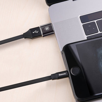 USB-C naar USB-A Baseus OTG-adapter, zwart CATOTG-01