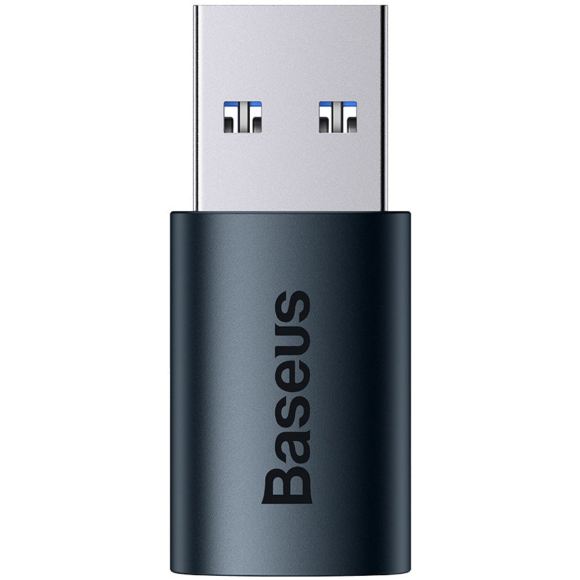 Baseus Ingenuity USB-C - USB-A data- en oplaadadapter, blauw ZJJQ000103