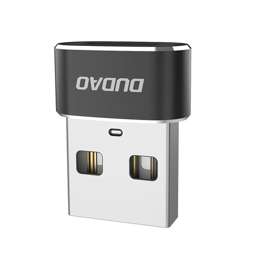 USB-C naar USB-A data- en oplaadadapter Dudao L16AC, zwart