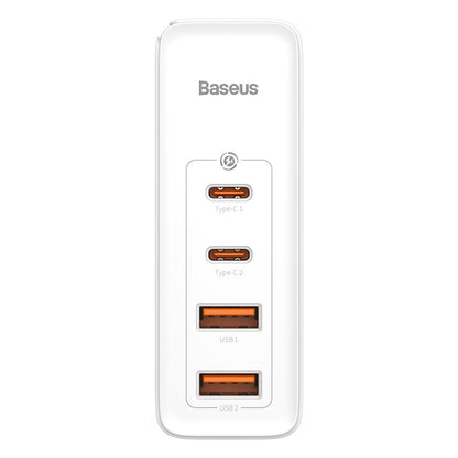 Netwerkoplader Baseus GaN2 Pro, 100W, 3A, 2 x USB-A - 2 x USB-C, Wit CCGAN2P-L02