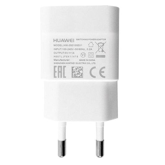 Netwerkoplader Huawei HW-050100E01, 5W, 1A, 1 x USB-A, Wit 02221186