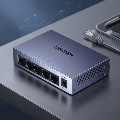 UGREEN CM933 Netwerkswitch (65956EU), 5 x RJ45, Zwart