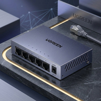 UGREEN CM933 Netwerkswitch (65956EU), 5 x RJ45, Zwart