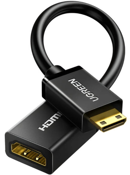 Video Adapter UGREEN 20137, miniHDMI - HDMI, 4K, Zwart
