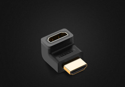 UGREEN Angled Video Adapter, HDMI - HDMI, 4K, Zwart