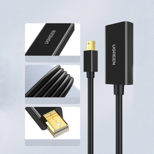Video Adapter UGREEN MD112, MiniDisplayPort - HDMI, Zwart