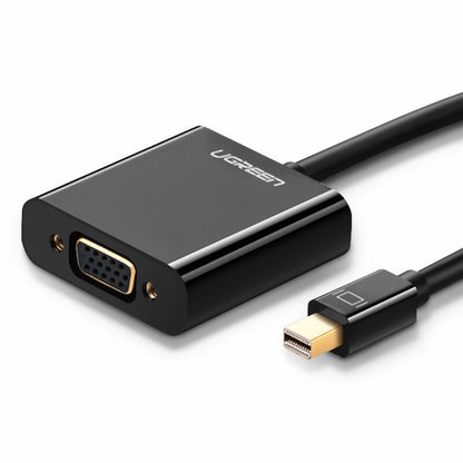 Video Adapter UGREEN, MiniDisplayPort - VGA, 1080P, Zwart