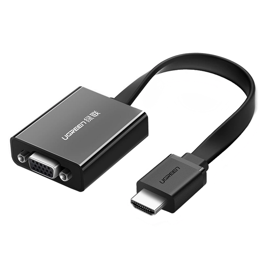 UGREEN MM103 Video-adapter (40248), HDMI - VGA, 1080P, Zwart