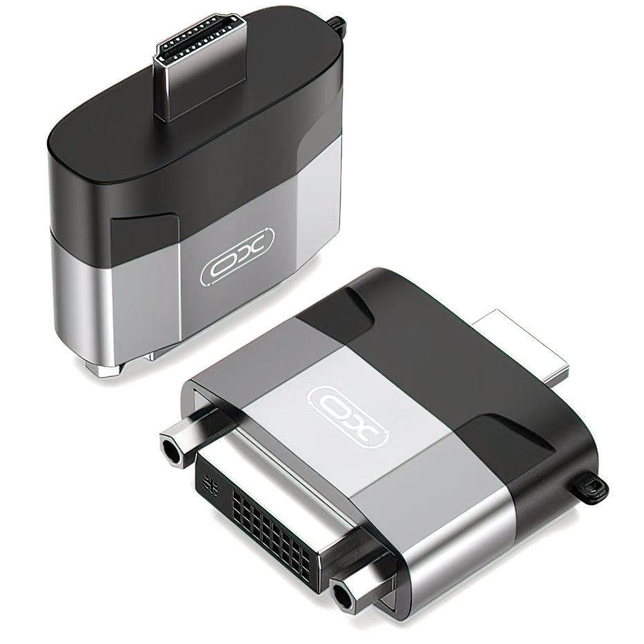 XO Design GB013 Video Adapter, HDMI - DVI, Grey