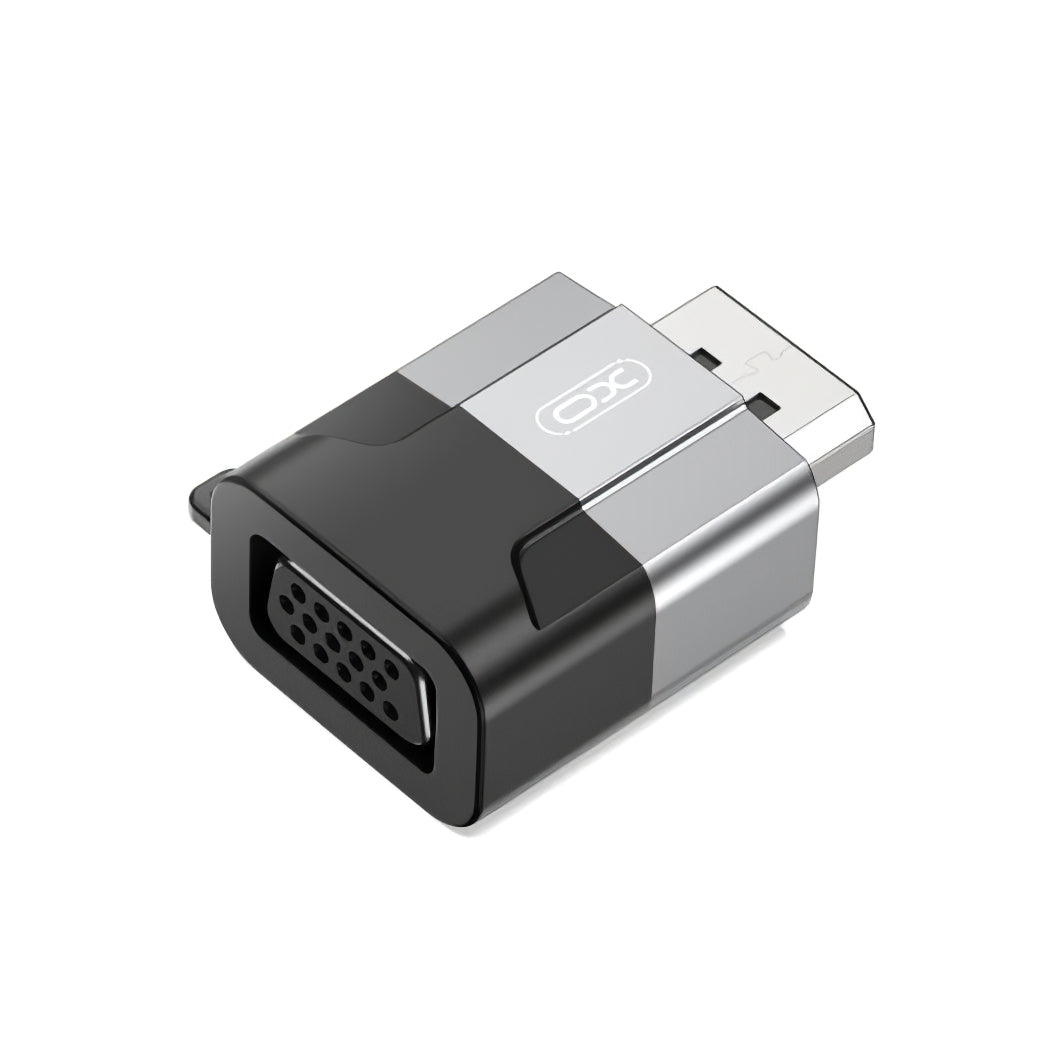 Videoadapter XO Design GB016, DisplayPort - VGA, Grijs 