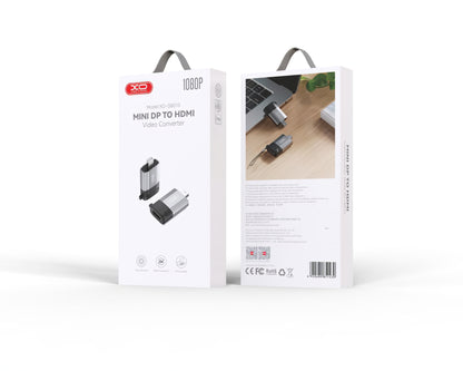 Videoadapter XO Design GB015, miniDisplayPort - HDMI, Grijs 