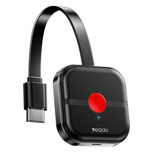 Yesido TV10 5G Draadloze Multimedia Adapter, Zwart