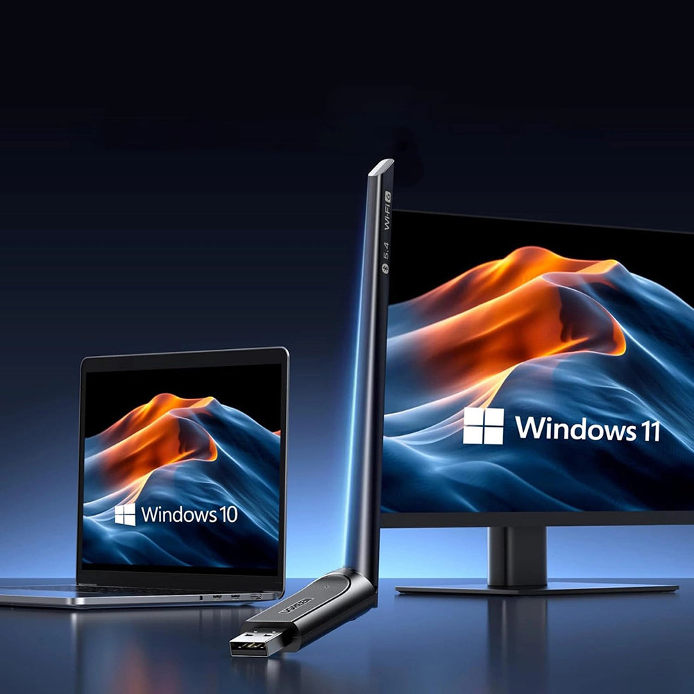 Draadloze Adapter UGREEN AX900 (75109), Dual Band, Wi-Fi 6, 600Mbps, Zwart