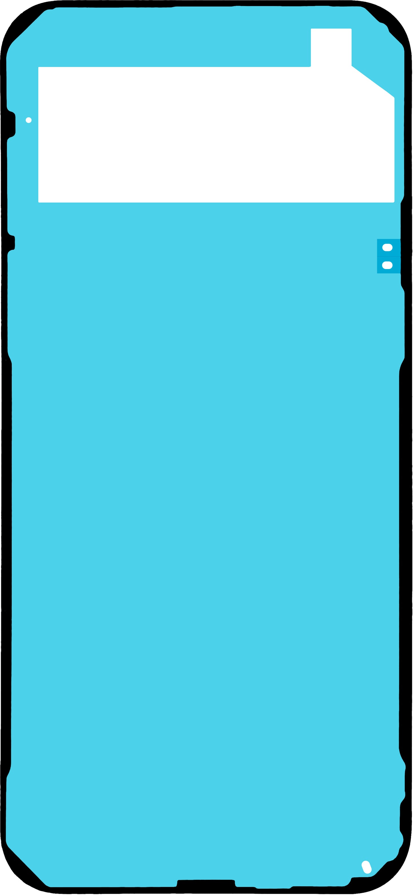 Lijm Batterijklep Google Pixel 9 Pro XL, Service Pack G806-10576-90