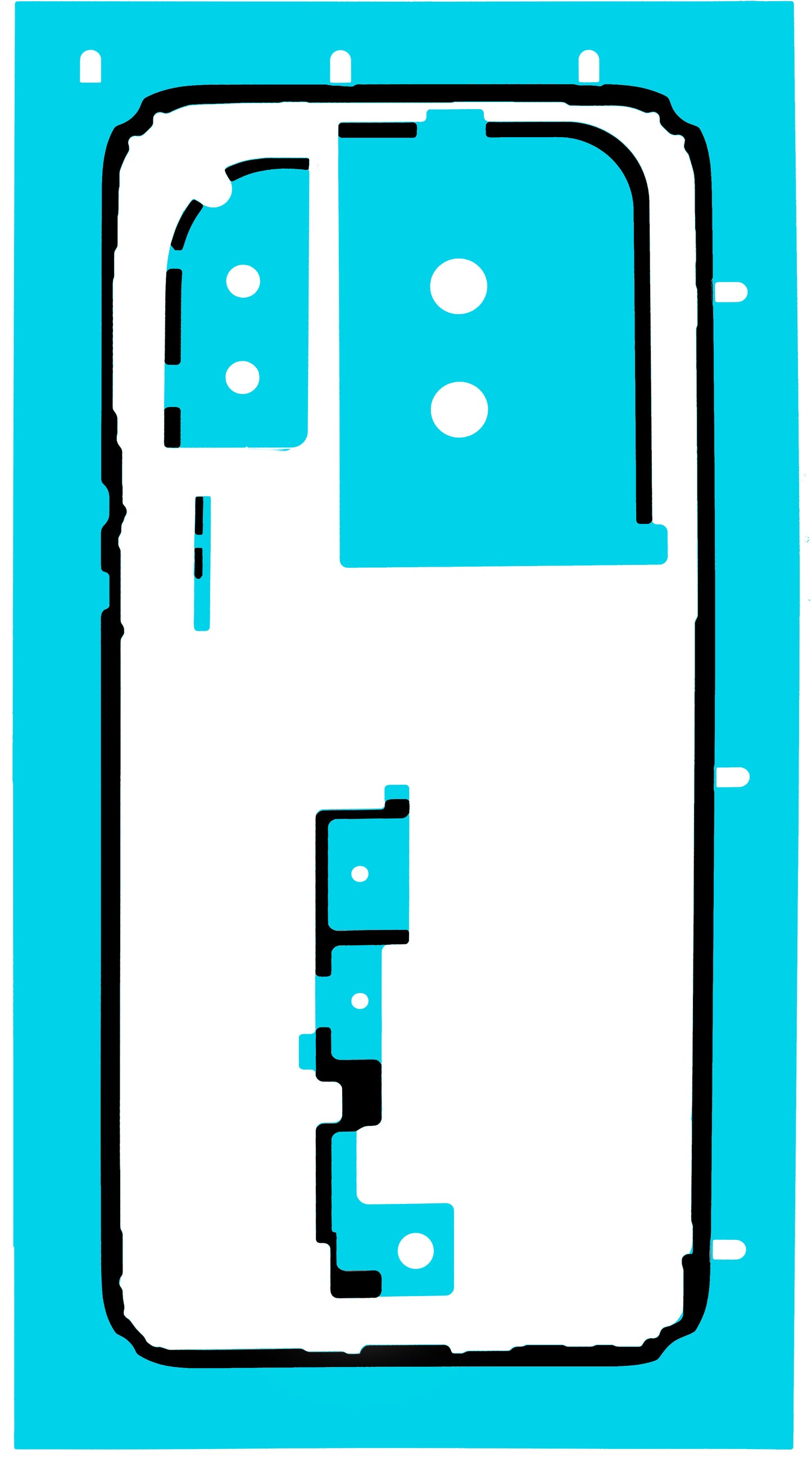 Lijm Batterijklep Huawei Pura 80 Pro / Pura 80 Ultra, Service Pack 51630MRC