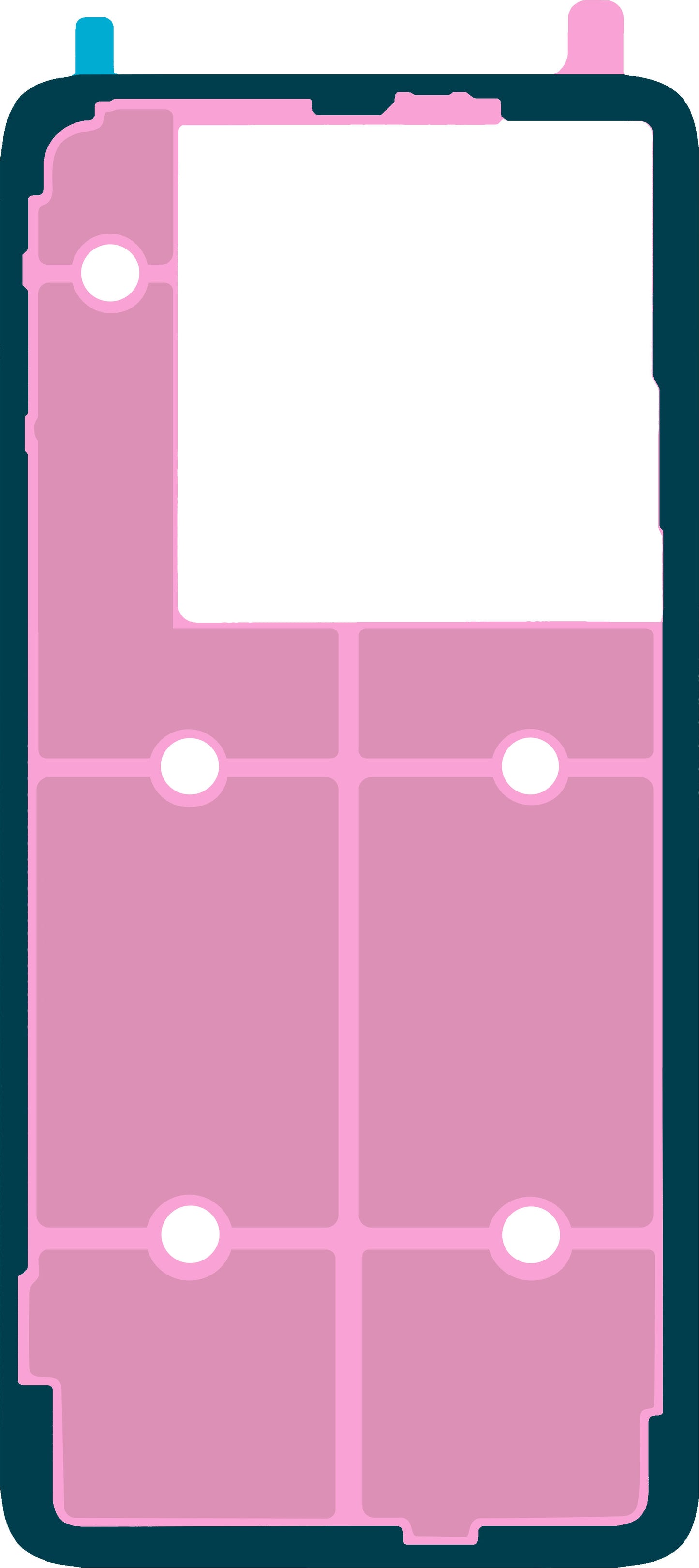 Lijm Batterijklep Realme GT 7 Pro, Service Pack 612717000435