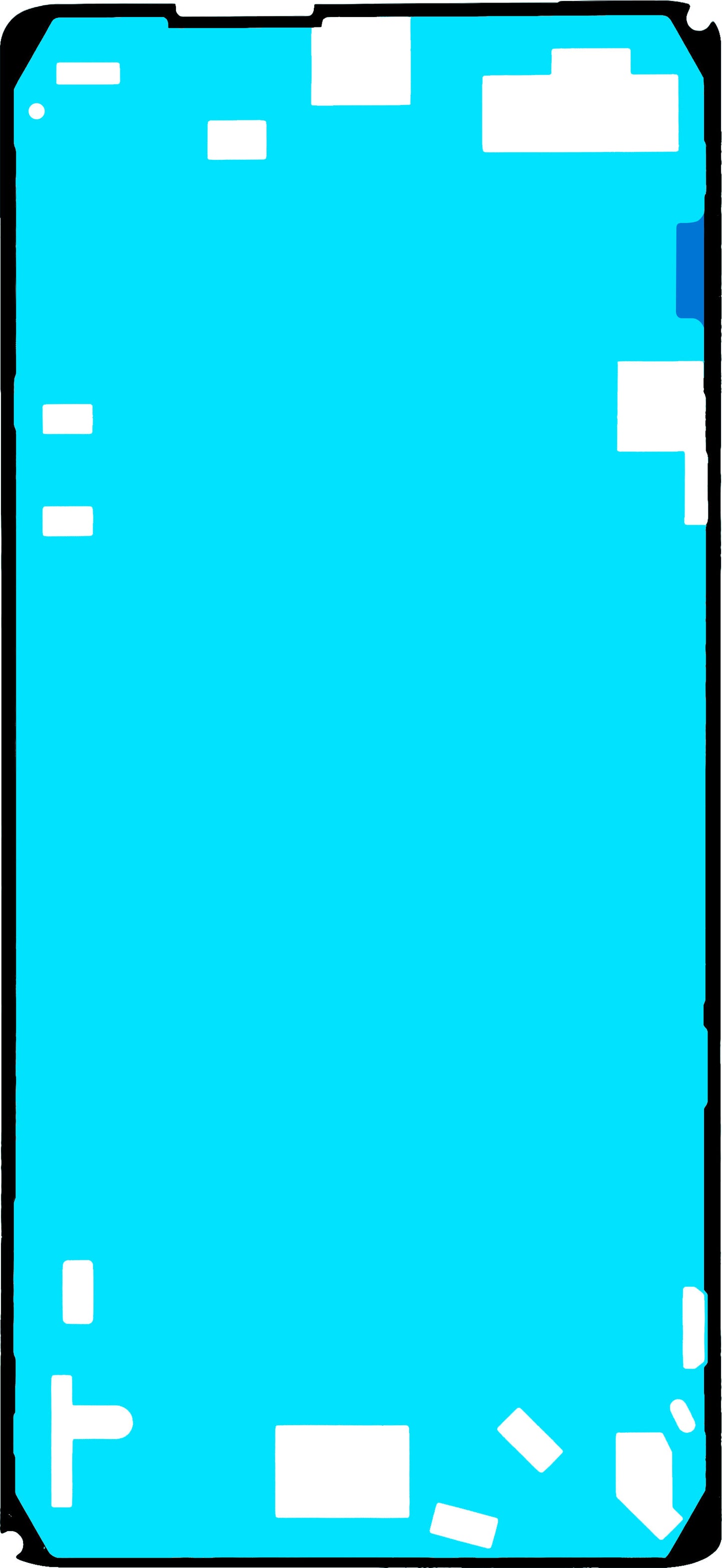 Lijm Display Google Pixel 7 Pro, Service Pack G806-06898-03