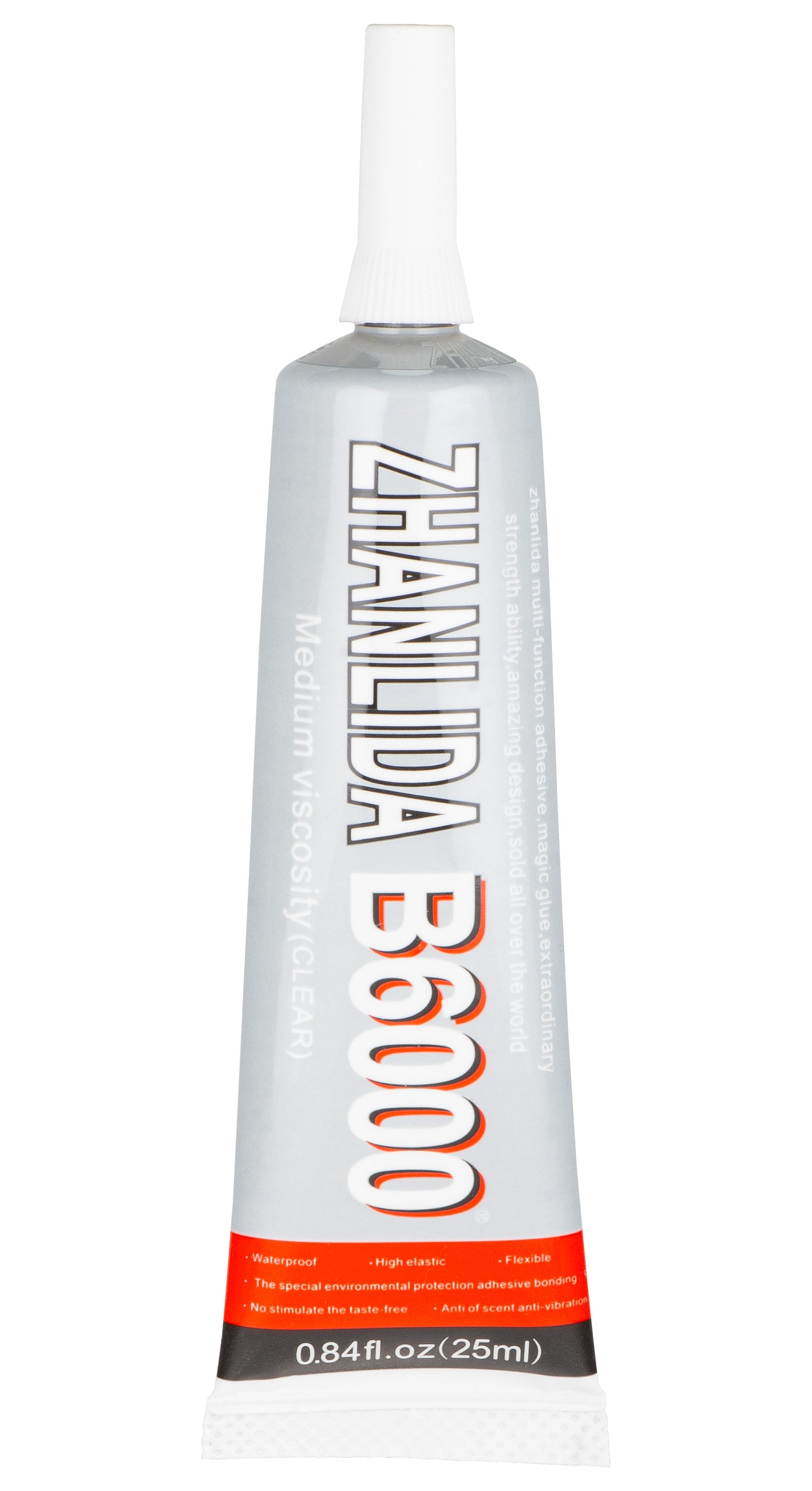 Zhanlida B-6000 Liquid Adhesive, 25ml, Transparent