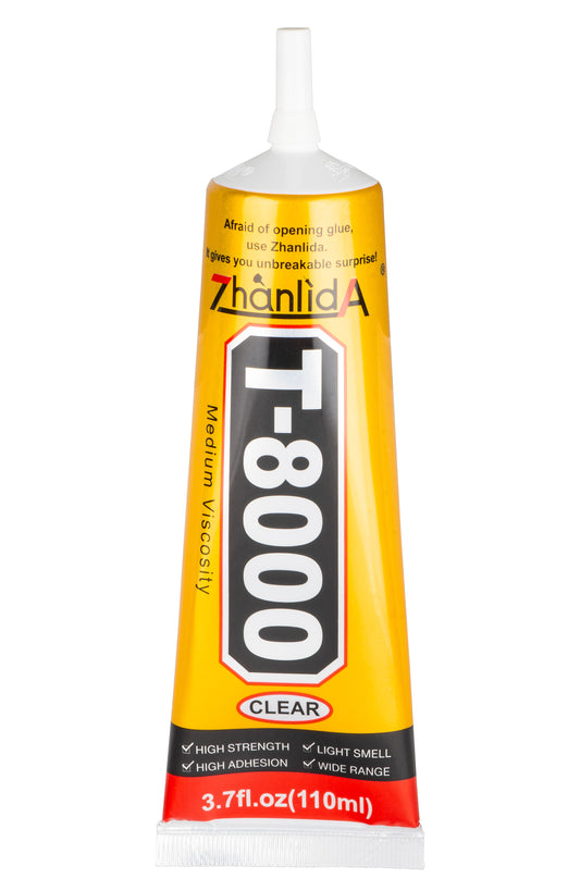 Zhanlida Vloeibare Lijm T-8000, 110ml, Transparant