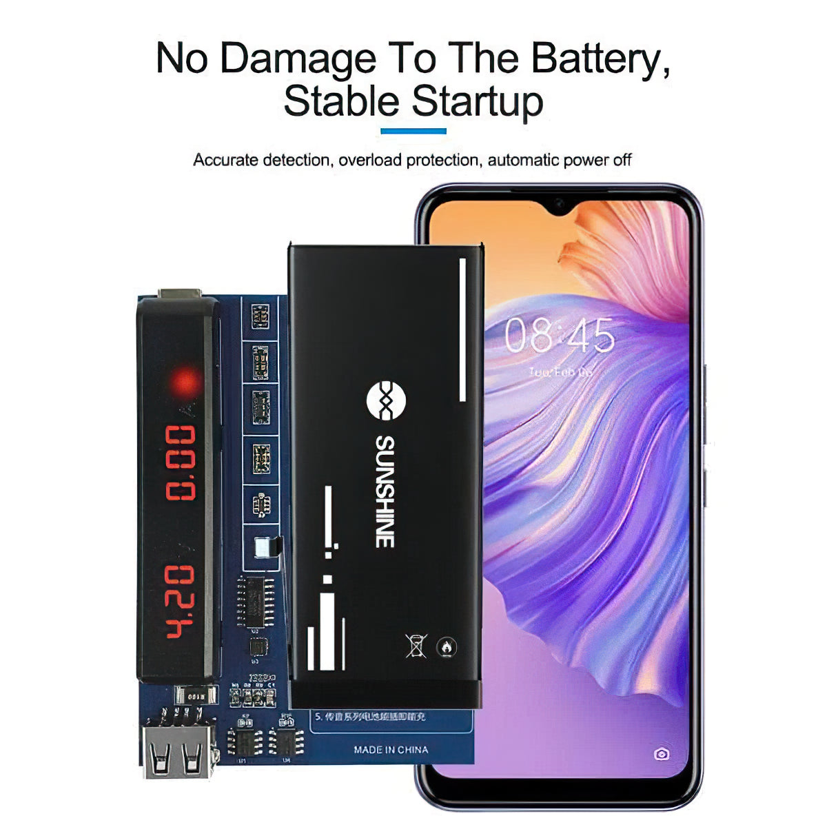 Sunshine SS-904B voedingskaart voor TECNO / Infinix / Itel Series, 2in1