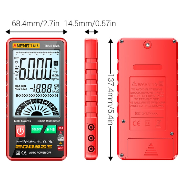 Digital Measuring Device ANENG 616