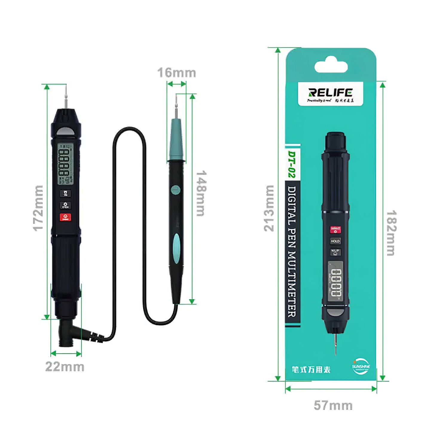 Digitale Meetapparaat Relife DT-02
