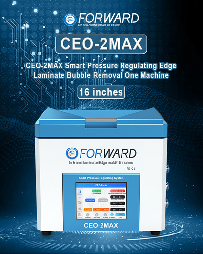 OCA Laminating Machine / Bubble Removal Package + Air Compressor + Vacuum Pump Forward CEO-2Max + FW-122B + FW-126S
